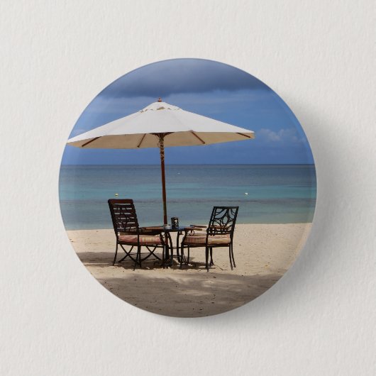 Gelukkig Uit Ronde Button 5,7 Cm (Voorkant)