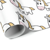 Gelukkig Unicorn! Cadeaupapier (Rol Hoek)