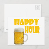 gelukkig uur briefkaart (Voorkant / Achterkant)