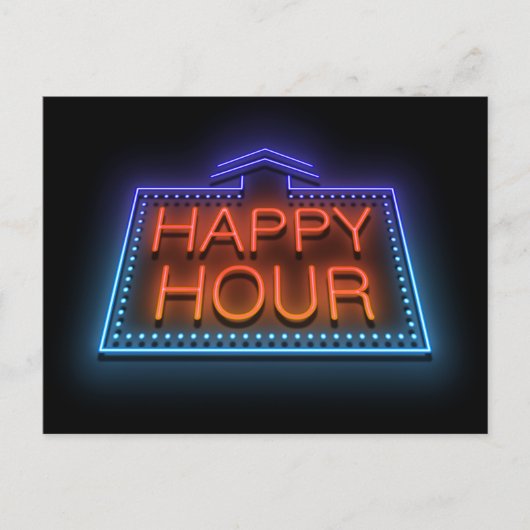 Gelukkig uur. briefkaart (Voorkant)