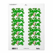 Gelukkig uur etiket (Full Sheet)