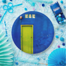 Gelukkig uur papieren bordje