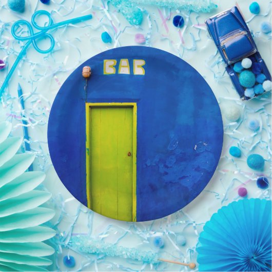 Gelukkig uur papieren bordje (Feest)