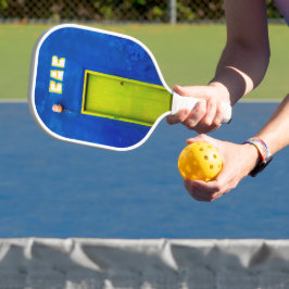 Gelukkig uur pickleball paddle
