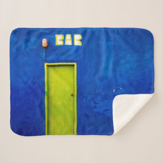 Gelukkig uur sherpa deken (Voorkant (horizontaal))