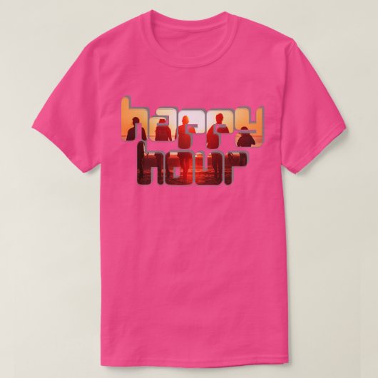 gelukkig uur t-shirt (Design voorkant)