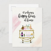Gelukkig uur thuis briefkaart (Voorkant / Achterkant)