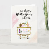 Gelukkig uur thuis kaart (Voorkant)