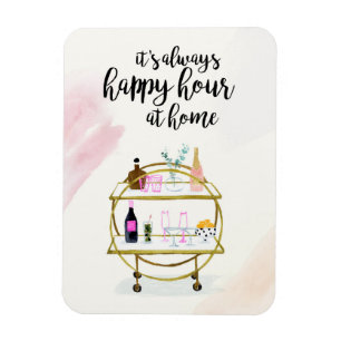 Gelukkig uur thuis magneet