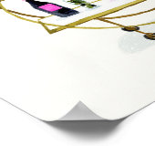 Gelukkig uur thuis poster (Hoek)