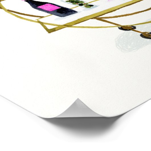 Gelukkig uur thuis poster (Hoek)