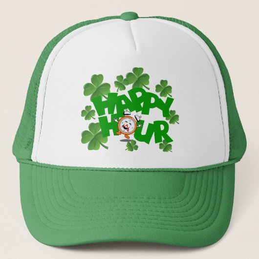Gelukkig uur trucker pet (Voorkant)