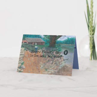 Gelukkig Vaderdag aan de Beste Papa, ooit! Kaart