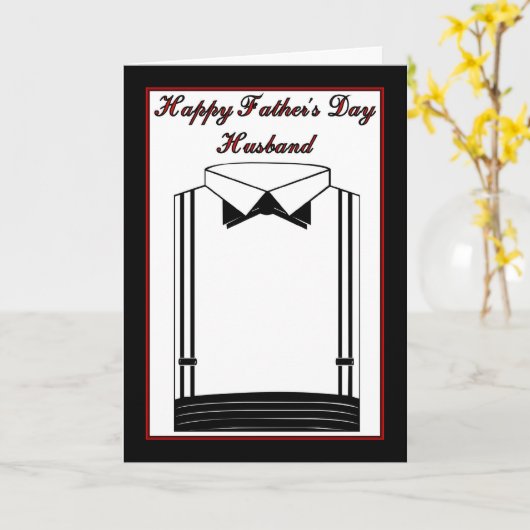 Gelukkig Vaderdag aan Echtgenoot van Vrouw Kaart (Gele Bloem)