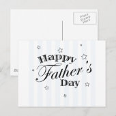 Gelukkig Vaderdag! Briefkaart (Voorkant / Achterkant)