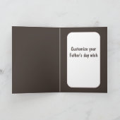 Gelukkig Vaderdag Corgi Kaart (Binnen)