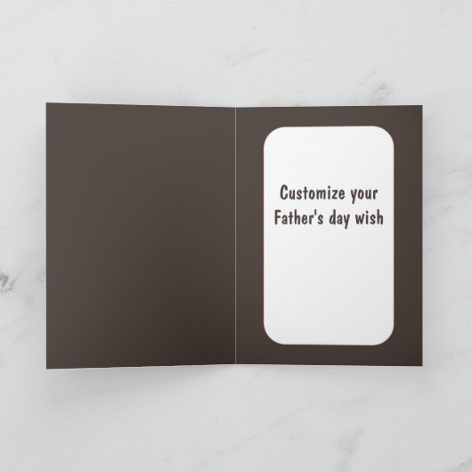 Gelukkig Vaderdag Corgi Kaart (Binnen)