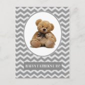 Gelukkig Vaderdag. Cute Teddy Bears Briefkaart (Voorkant)