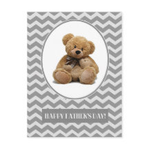 Gelukkig Vaderdag. Cute Teddy Bears