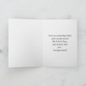 Gelukkig Vaderdag. Cute Teddy Bears Kaart (Binnen)