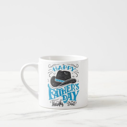 Gelukkig vaderdag dank je vader espresso kop (Links)