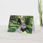 Gelukkig Vaderdag ... De Geweldige Ape (Gorilla) Kaart (Voorkant)