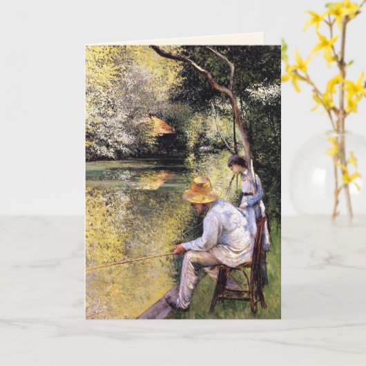 Gelukkig Vaderdag. Fine Art Kaart (Gele Bloem)