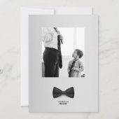 Gelukkig Vaderdag Formele Foto Plat Kerstkaart (Achterkant)