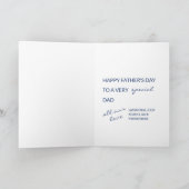 Gelukkig Vaderdag Fotocollage Beste Papa Kaart (Binnen)