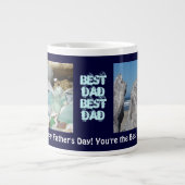 Gelukkig Vaderdag! Grote Mok Ocean Beach Best (Voorkant)