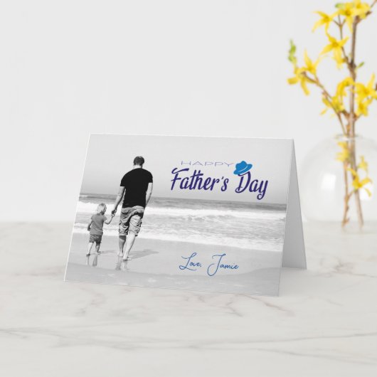 Gelukkig Vaderdag Kaart (Gele Bloem)