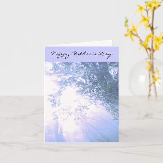 Gelukkig Vaderdag Kaart (Gele Bloem)