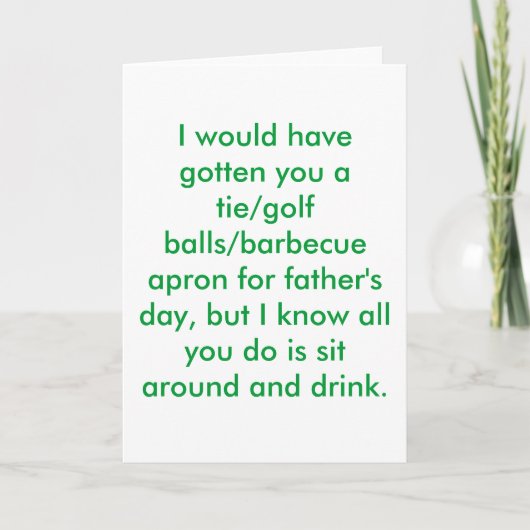 gelukkig vaderdag! kaart (Voorkant)