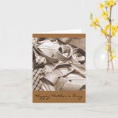 Gelukkig Vaderdag Kaart (Gele Bloem)