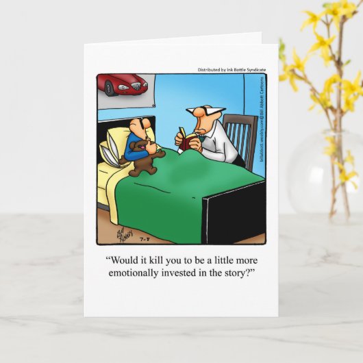 Gelukkig Vaderdag Kaart (Gele Bloem)