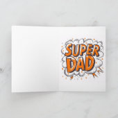 Gelukkig Vaderdag kaart (Binnen)