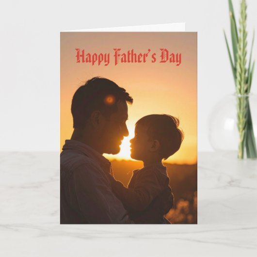 Gelukkig Vaderdag Kaart – Beste Papa Ooit (Voorkant)