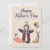 Gelukkig Vaderdag Kaart voor Papa (Voorkant)