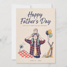 Gelukkig Vaderdag Kaart voor Papa