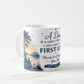 Gelukkig Vaderdag Mok Cadeau (Voorkant links)