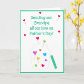 Gelukkig Vaderdag - Opa Kaart (Gele Bloem)