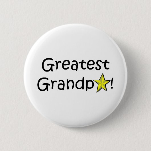Gelukkig Vaderdag, opa! Ronde Button 5,7 Cm (Voorkant)