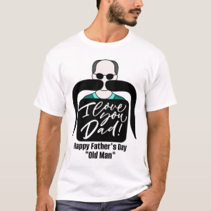 GELUKKIG VADERDAG OUD MAN T-SHIRT