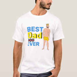 Gelukkig Vaderdag papa bod cadeau T-shirt