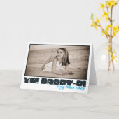 Gelukkig Vaderdag papa-O! Kaart (Gele Bloem)