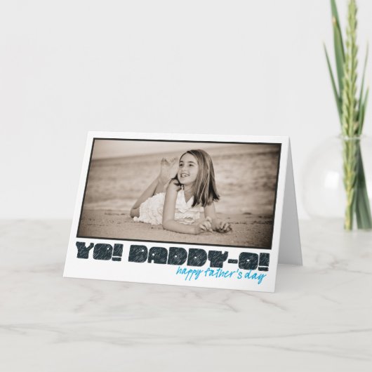 Gelukkig Vaderdag papa-O! Kaart (Voorkant)