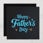 Gelukkig Vaderdag Plat Vakantiekaart Feestdagenkaart