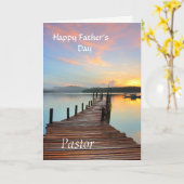 Gelukkig Vaderdag - Predikant Kaart (Gele Bloem)