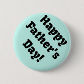 Gelukkig Vaderdag! Ronde Button 5,7 Cm (Voorkant)