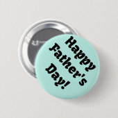 Gelukkig Vaderdag! Ronde Button 5,7 Cm (Voorkant /achterkant)